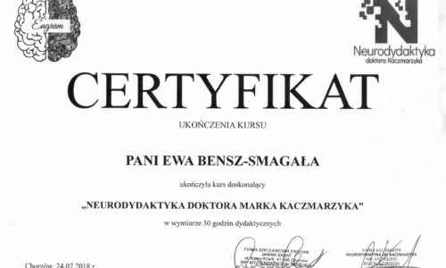 Dyplom Engram Neurdydaktyka